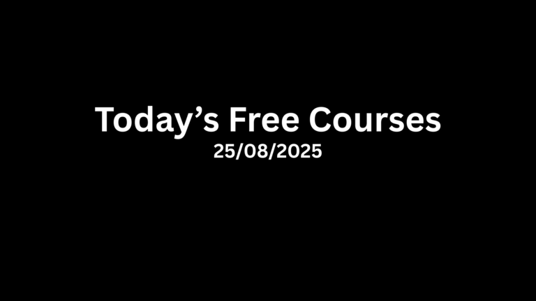 Today’s Free Courses.