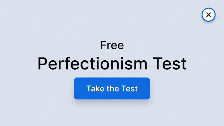 Free Perfectionism Test